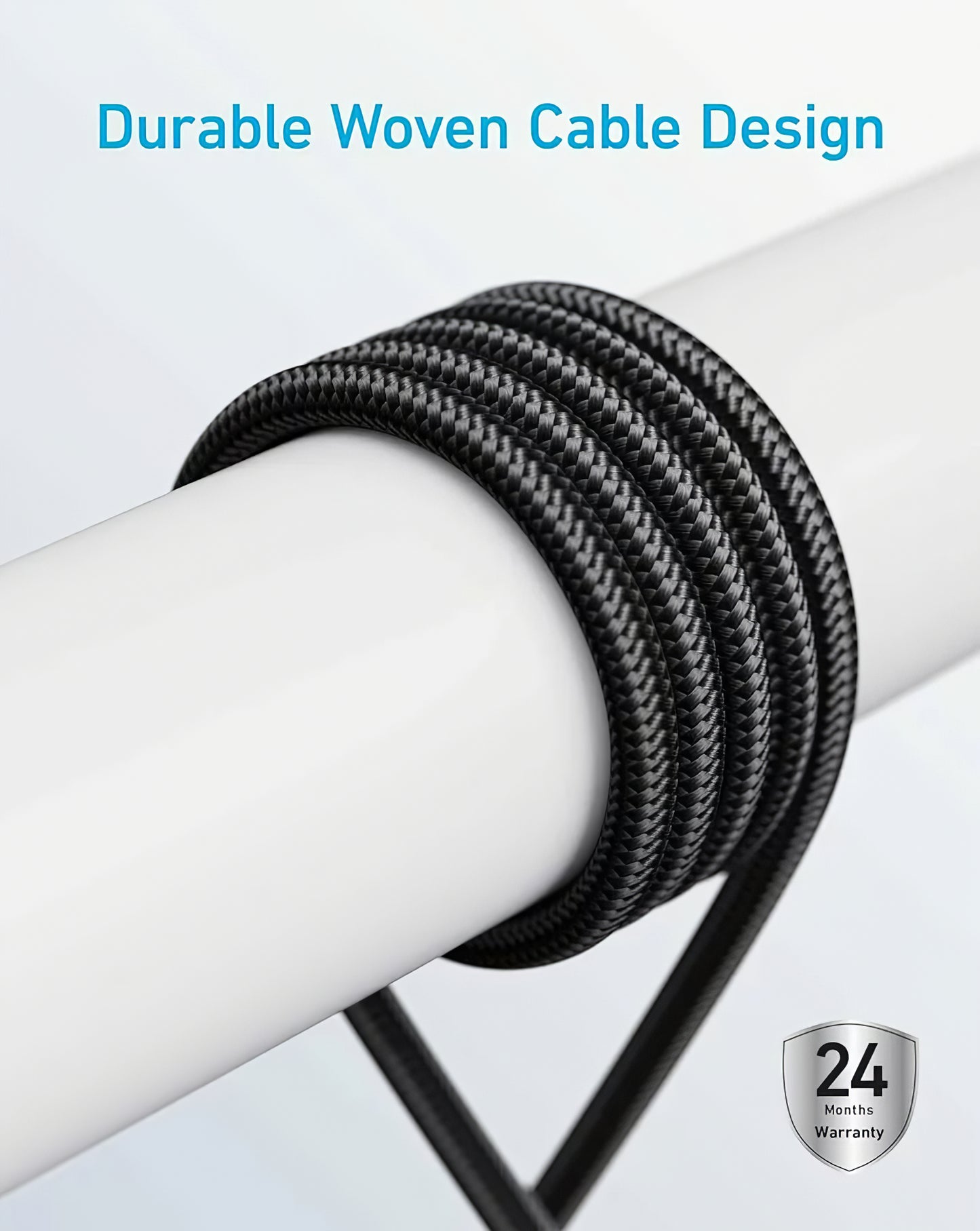 Câble de Données et de Charge USB-C - USB-C Anker 310, 240W, 0.9m, Noir A81D5H11