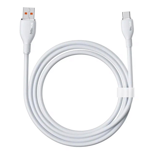 Câble de Données et de Charge USB-A - USB-C Baseus Pudding, 100W, 2m, Blanc P10355703221-01