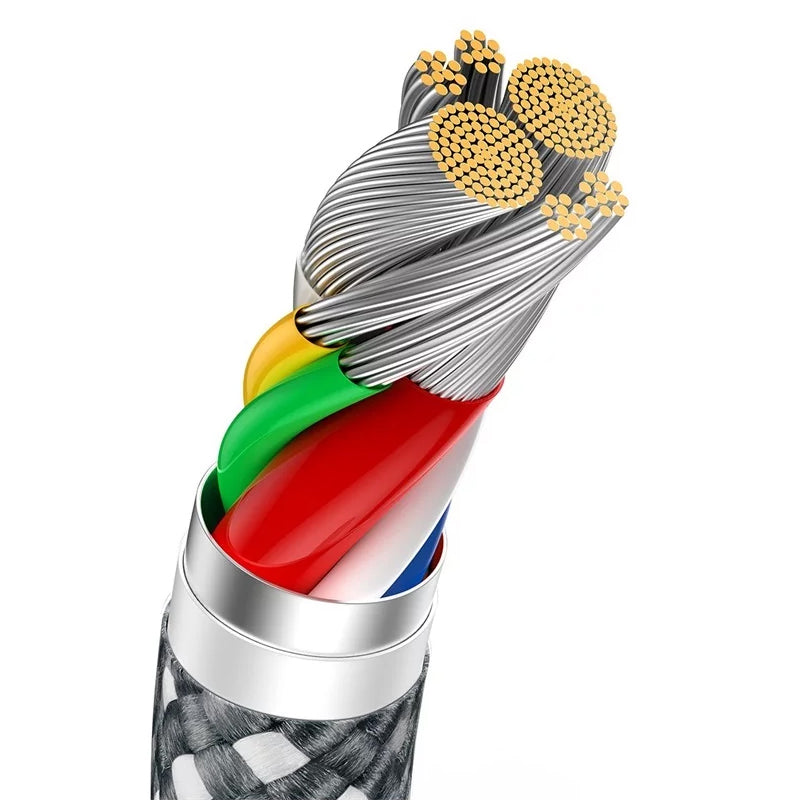 Câble de Données et de Charge USB-C - USB-C Baseus Dynamic Series, 100W, 1m, Gris CALD000216