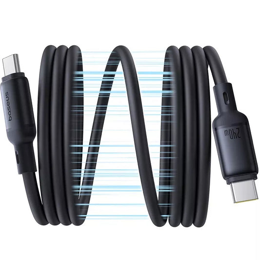 Câble de Données et de Charge USB-C - USB-C Baseus PicoGo, 240W, 1m, Noir P10376800121-00