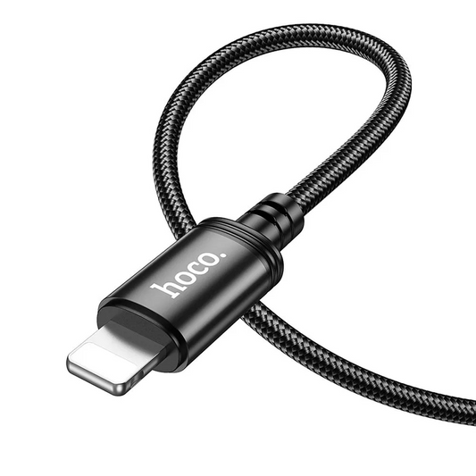Câble de données et de charge USB-A - Lightning HOCO X89, 18W, 1m, Noir