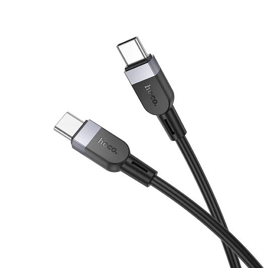 Câble de données et de charge USB-C - USB-C HOCO X109, 60W, 3m, Noir