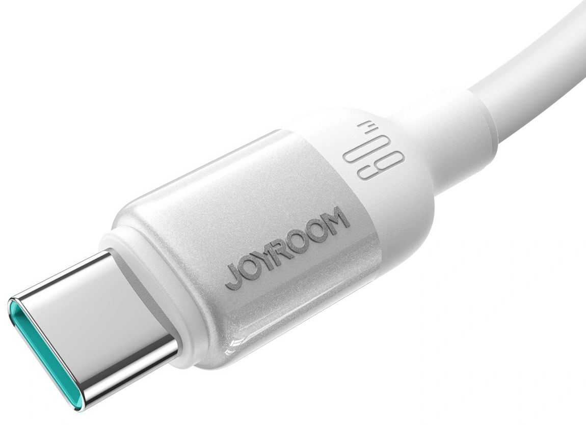 Câble de données et de charge USB-C - USB-C Joyroom S-A62 Lively, 60W, 1,2m, Blanc