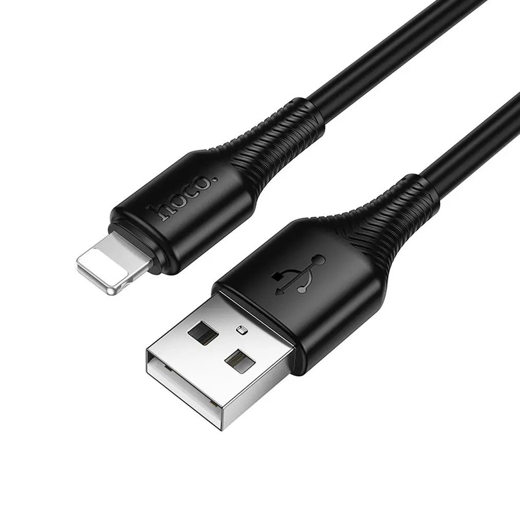 Câble de données et de charge USB-A - Lightning HOCO X120, 18W, 1m, Noir