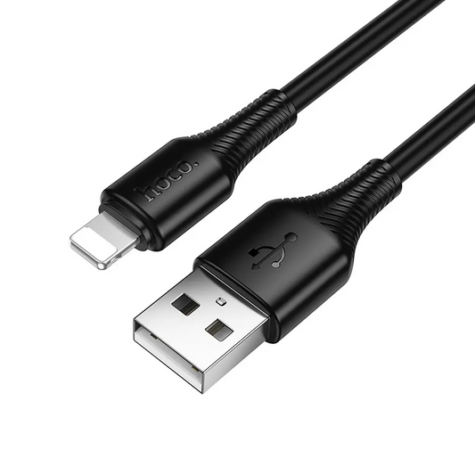 Câble de données et de charge USB-A - Lightning HOCO X120, 18W, 1m, Noir