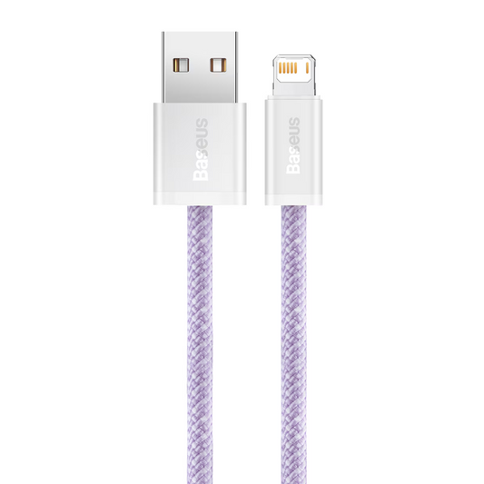 Câble de données et de charge USB-A - Lightning Baseus Dynamic Series, 18W, 2m, Violet CALD000505