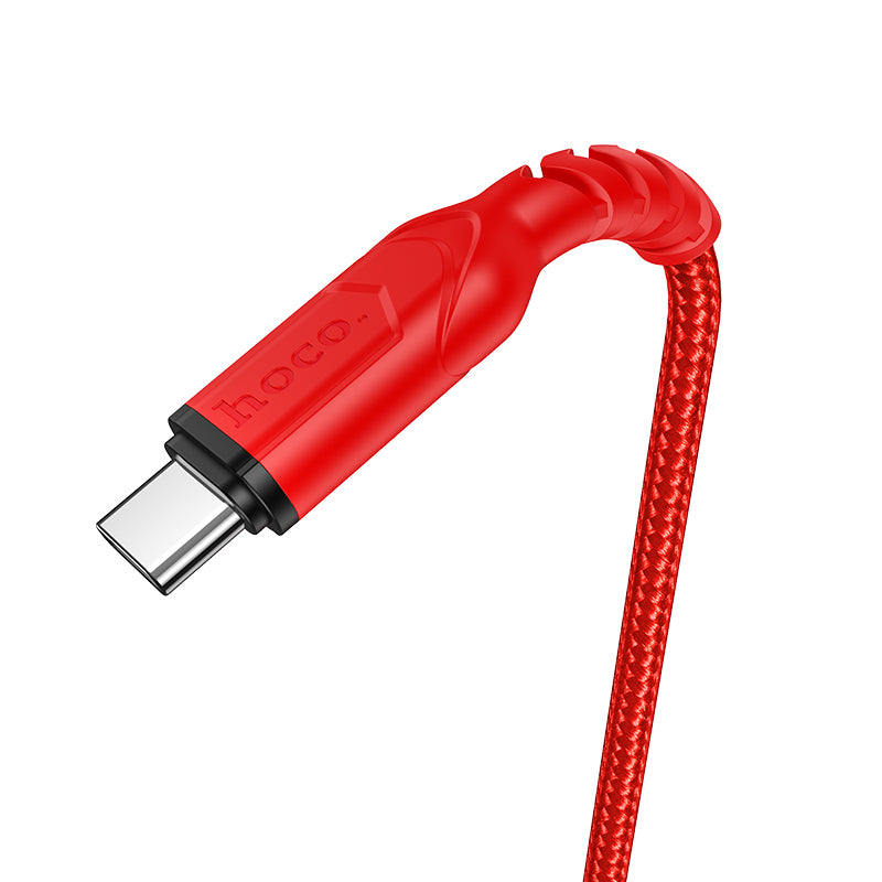 Câble de Données et de Charge USB-A - USB-C HOCO X59 Victory, 18W, 1m, Rouge