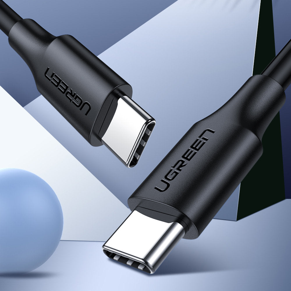 Câble de données et de charge USB-C - USB-C UGREEN US286, 60W, 2m, noir