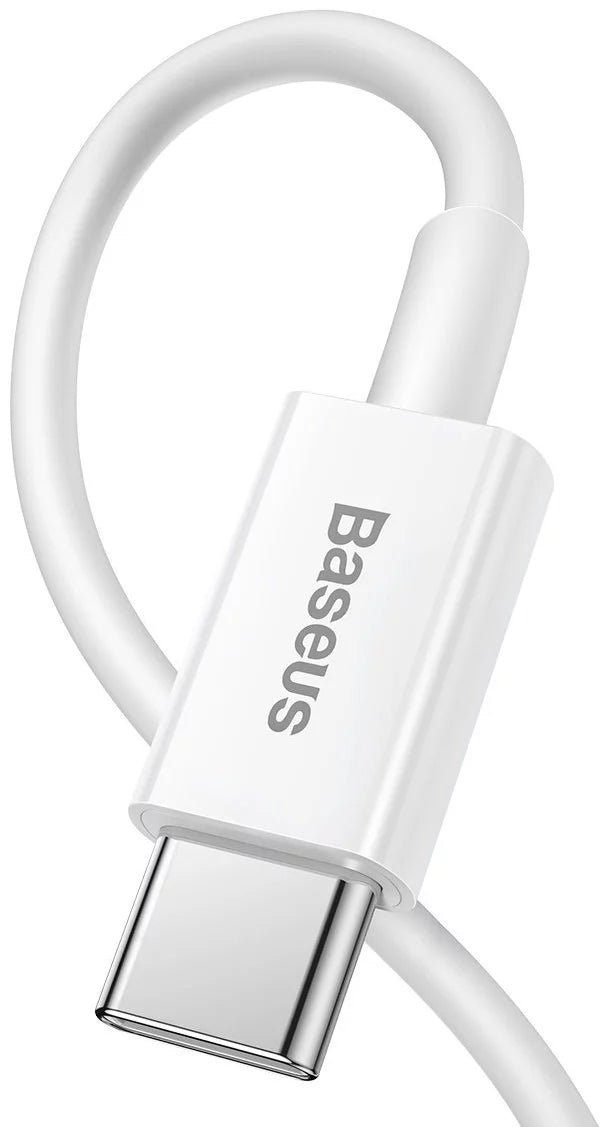 Câble de données et de charge USB-C - Lightning Baseus Superior Series, 20W, 1,5m, blanc CATLYS-B02