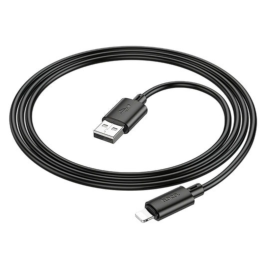 Câble de données et de chargement USB-A - Lightning HOCO X88, 18W, 1m, noir