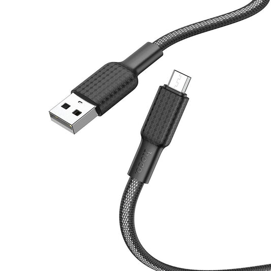 HOCO X69 Câble de données et de charge USB-A - microUSB, 18W, 1m, noir