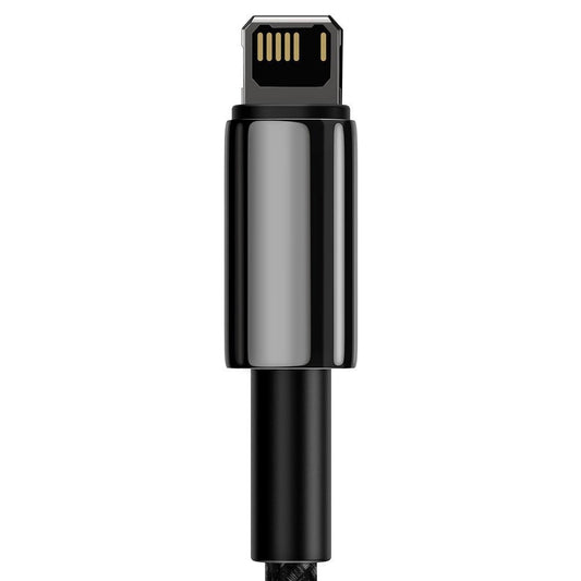 Câble de données et de charge USB-A - Lightning Baseus Tungsten Gold, 20W, 1m, Noir CALWJ-01