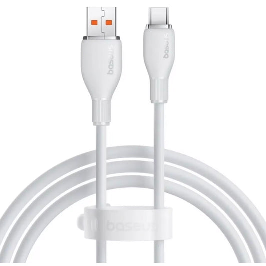 Câble de Données et de Charge USB-A - USB-C Baseus Pudding, 100W, 2m, Blanc P10355703221-01