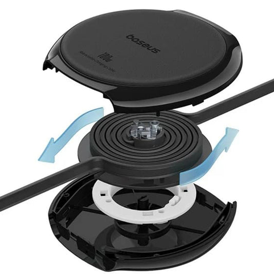 Câble de Données et de Charge USB-C - USB-C Baseus Pathfinder Rétractable, 100W, 1m, Noir P10368400111-00