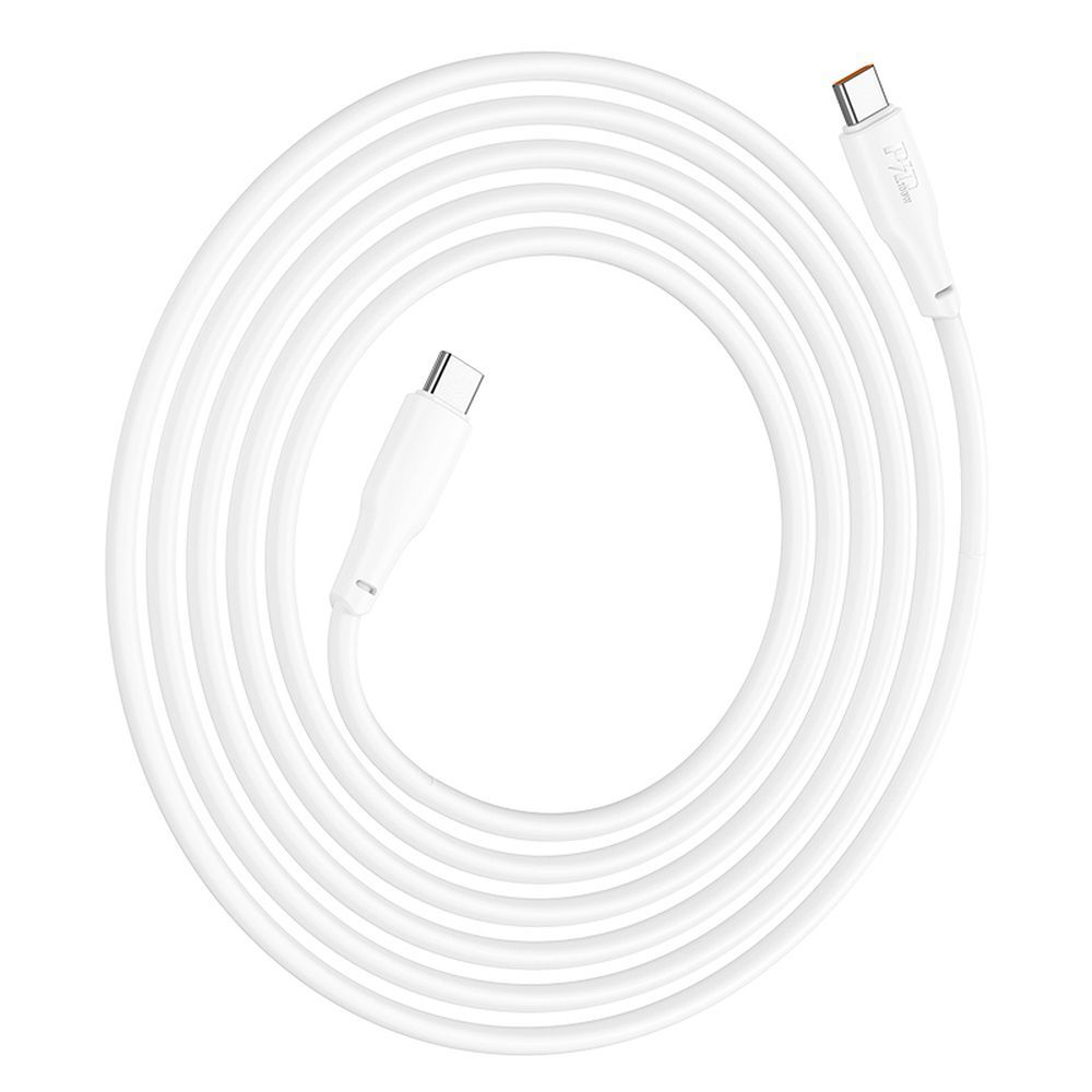 Câble de Données et de Charge USB-C - USB-C HOCO X93, 100W, 2m, Blanc