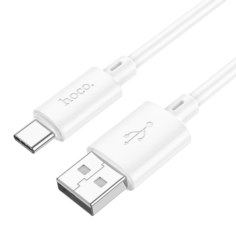 Câble de données et de charge USB-A - USB-C HOCO X88, 18W, 1m, blanc