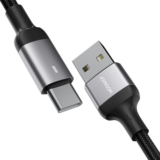 Câble de Données et de Charge USB-A - USB-C Joyroom A10, 18W, 1.2m, Noir