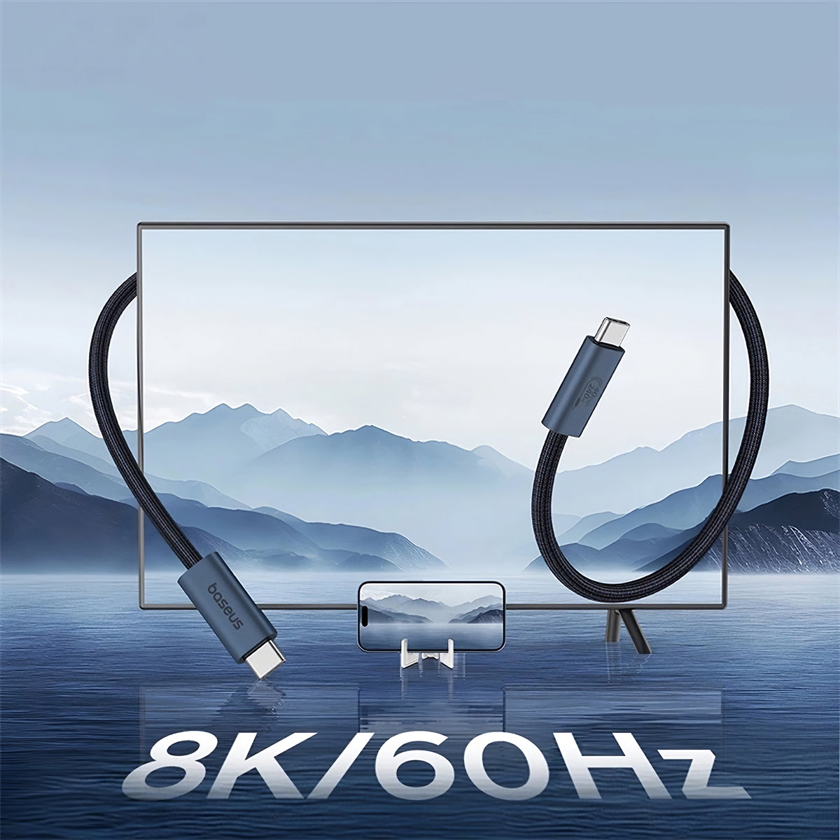 Câble de Données et de Charge USB-C - USB-C Baseus Flash Series II, 240W, 1m, Noir P10311803111-00