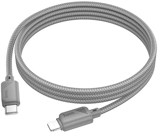 Câble de Données et de Charge USB-C - Lightning HOCO X113, 27W, 1m, Gris