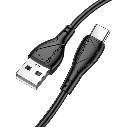 Câble de Données et de Charge USB-A - USB-C Borofone BX121 Energy, 18W, 1m, Noir