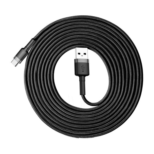 Câble de données et de charge USB-A vers USB-C Baseus Cafule, 18W, 3m, Gris CATKLF-UG1 CATKLF-UG1