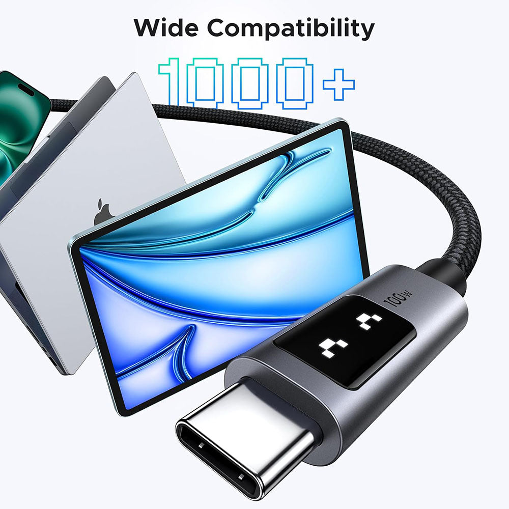 USB-C Data and Charging Cable - USB-C UGREEN L509, 100W, 2m, Gray