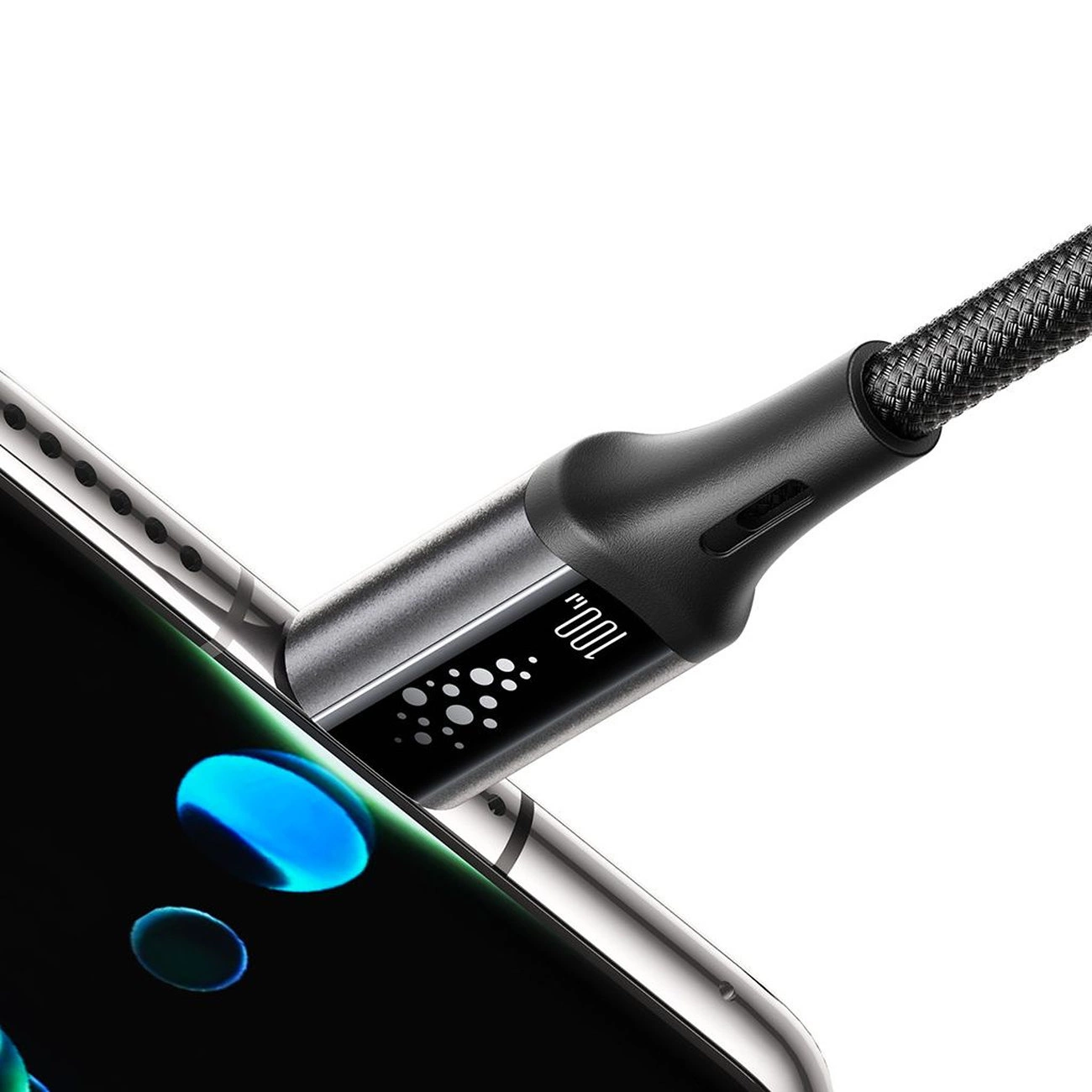 Câble de Données et de Charge USB-C - USB-C Joyroom S-A60 StarTalk, 100W, 1.2m, Noir