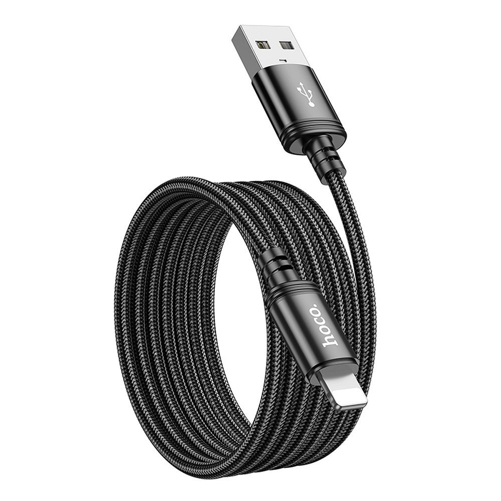 Câble de Données et de Charge USB-A - Lightning HOCO X89, 18W, 2m, Noir
