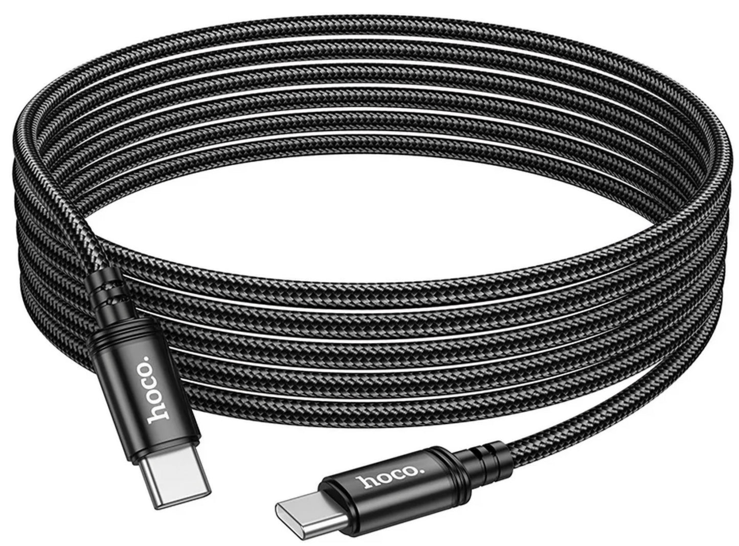 Câble de Données et de Charge USB-C - USB-C HOCO X91, 60W, 3m, Noir