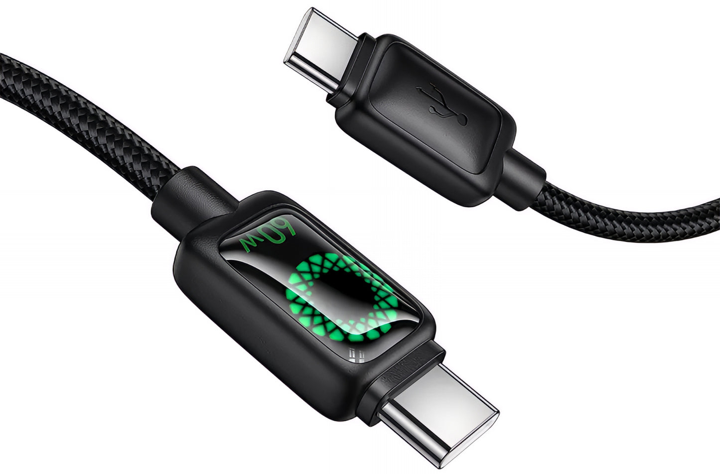 Câble de Données et de Charge USB-C - USB-C HOCO U146, 60W, 1.2m, Noir