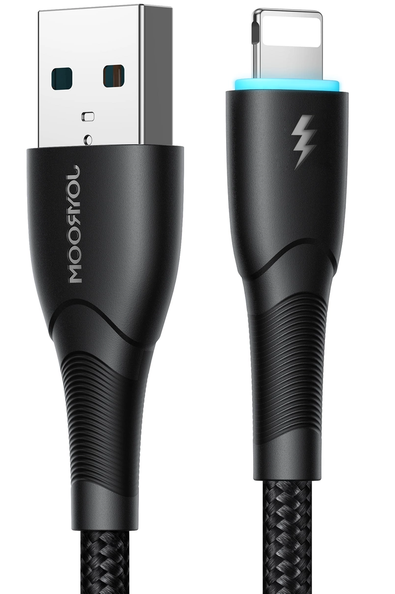 Câble de données et de charge USB-A - Lightning Joyroom SA32-AL3, 18 W, 1 m, noir