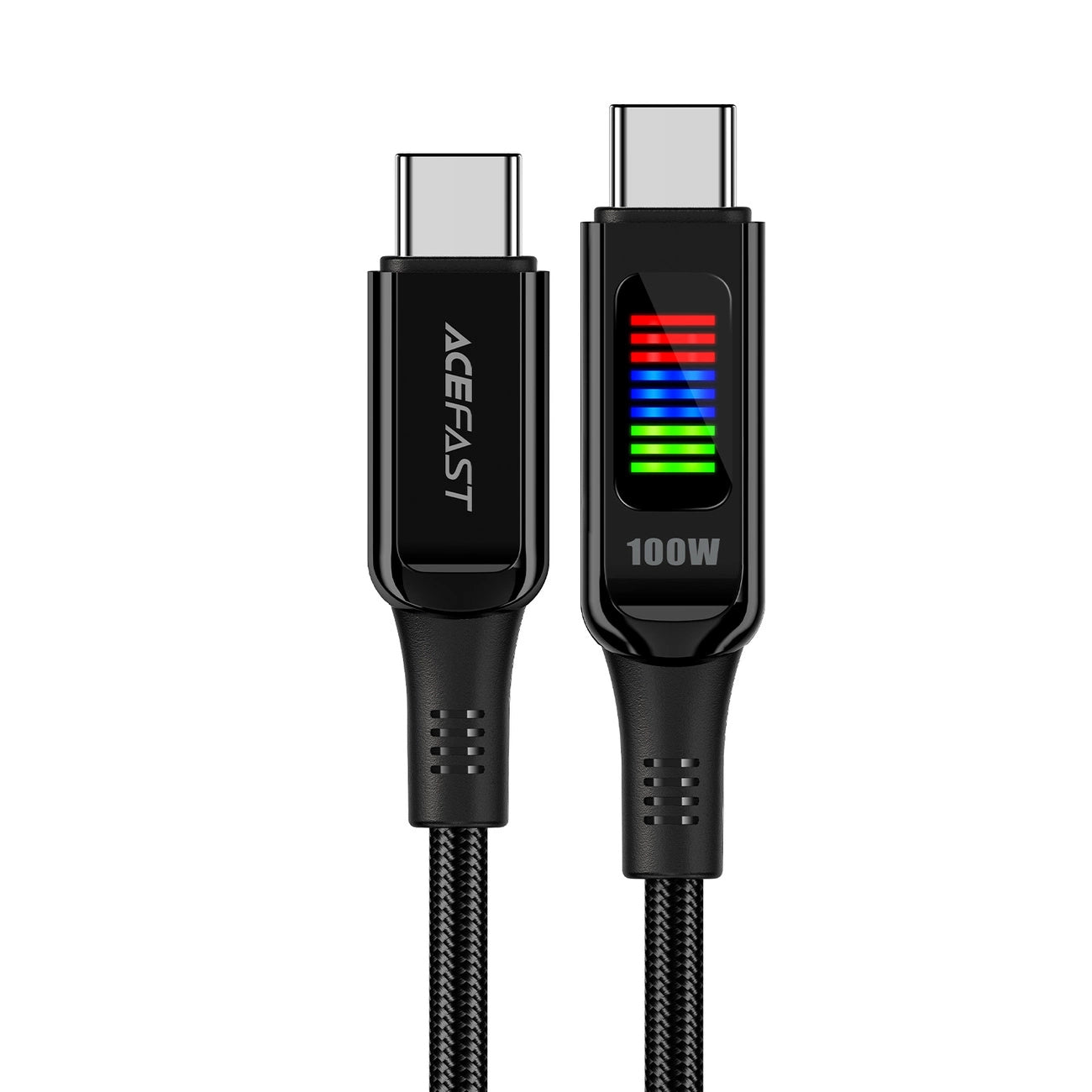 Câble de Données et de Charge USB-C - USB-C Acefast C7-03, 100W, 1.2m, Noir