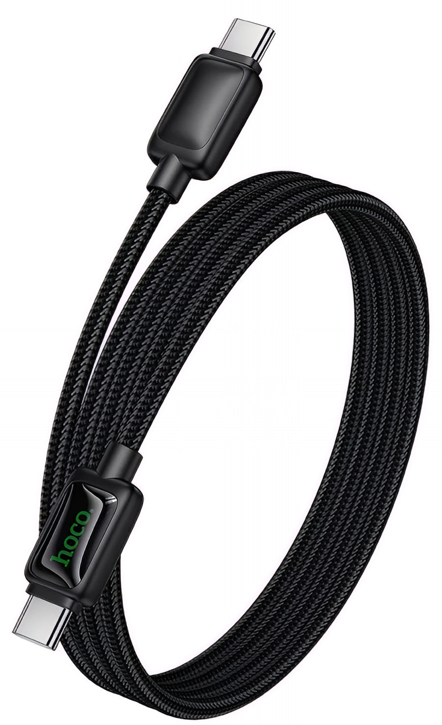 Câble de Données et de Charge USB-C - USB-C HOCO U146, 60W, 1.2m, Noir