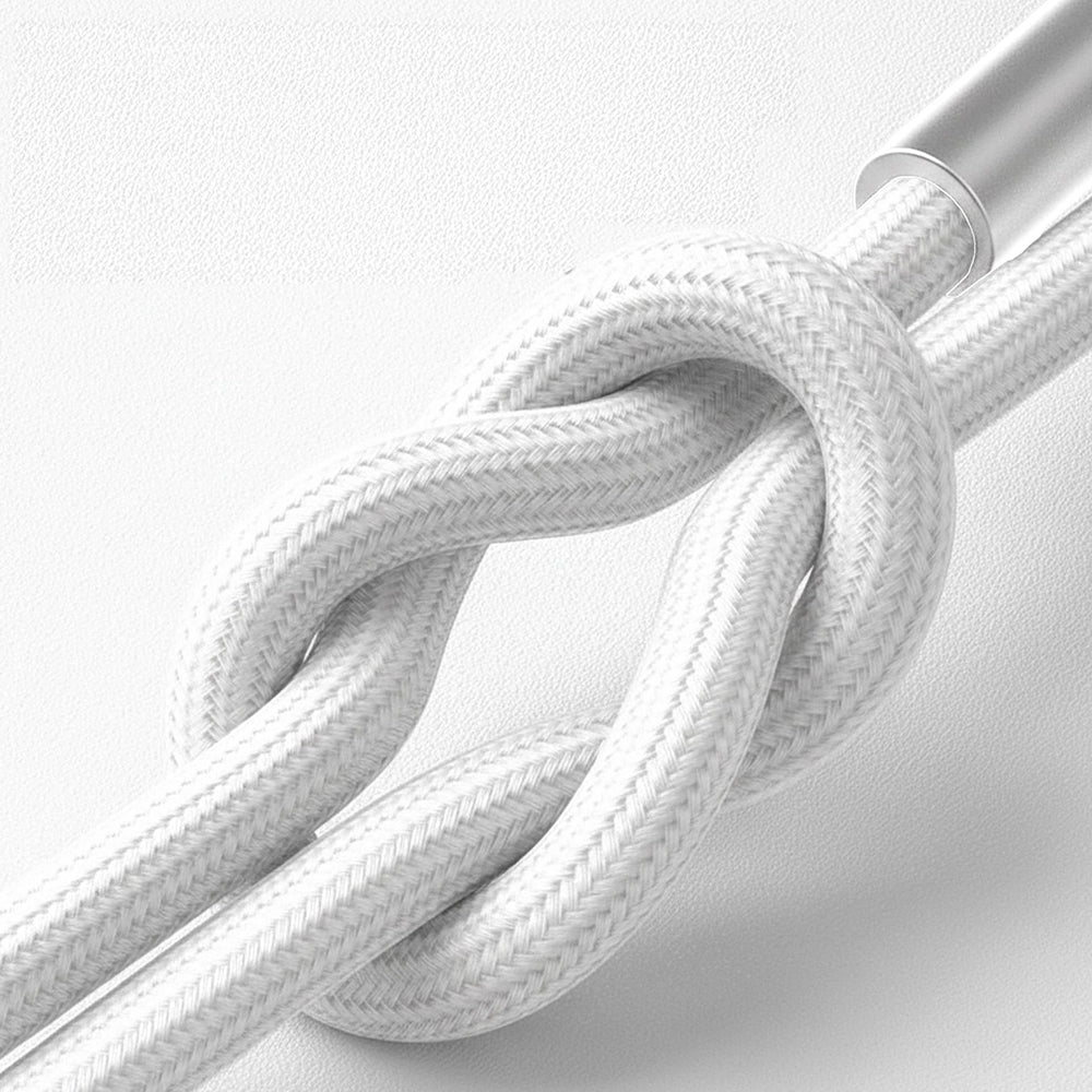 Câble de Données et de Charge USB-A - Lightning 3MK Hyper N, 12W, 2m, Blanc