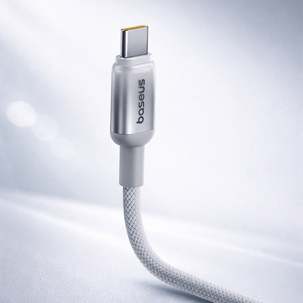 Câble de données et de charge USB-A - USB-C Baseus Discolor, 100W, 2m, Argent E0420803