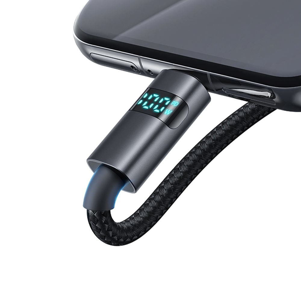 USB-A to USB-C McDodo CA-6520 Display Data and Charging Cable, 100W, 1.2m, Black