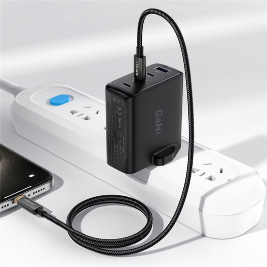Câble de Données et de Charge USB-C - Lightning Acefast C23-01, 30W, 1.2m, Noir