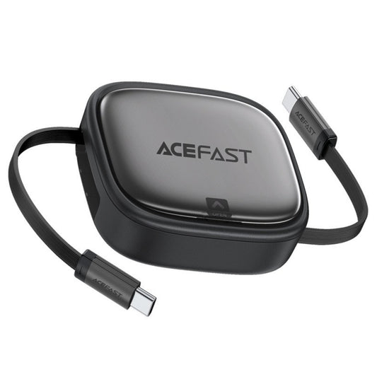 Câble de Données et de Charge USB-C - USB-C Acefast Travel J3, 60W, 0.95m, Noir