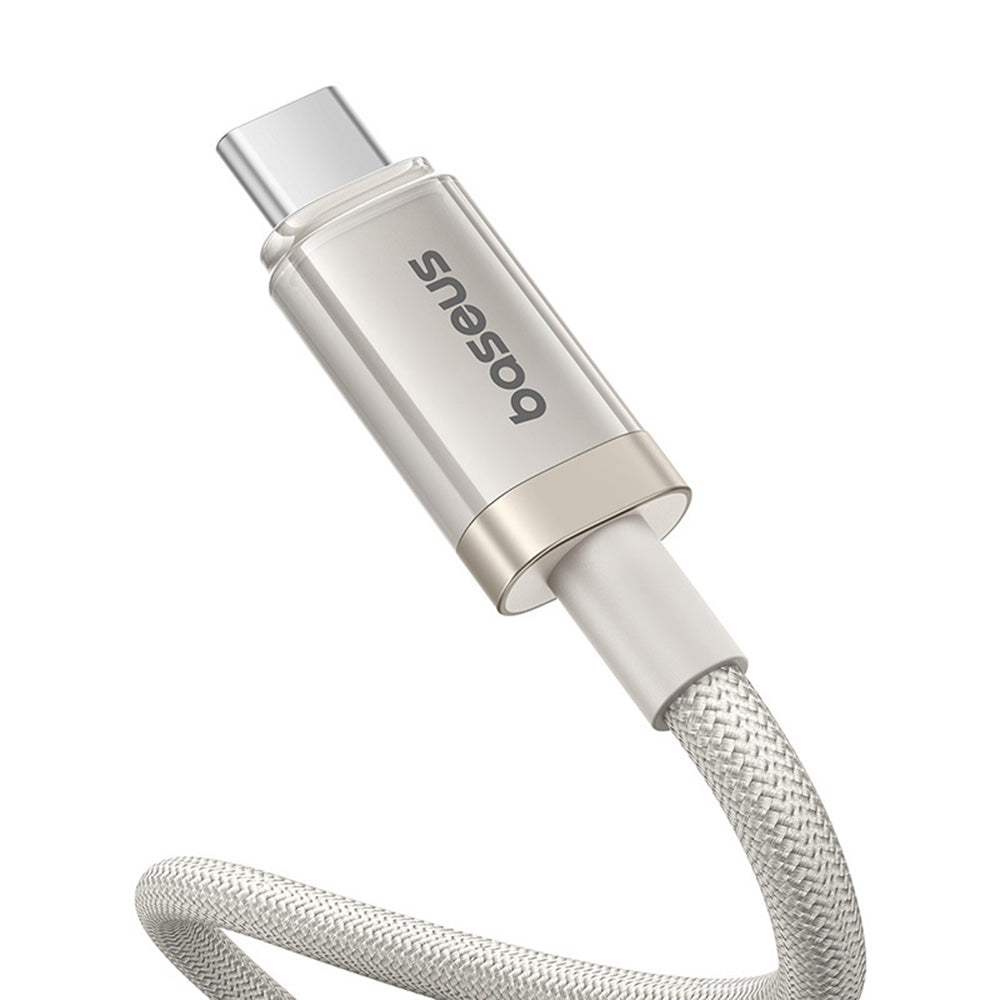 Câble de Données et de Charge USB-C - USB-C Baseus Titanium, 100W, 2m, Argenté P10378100G21-01