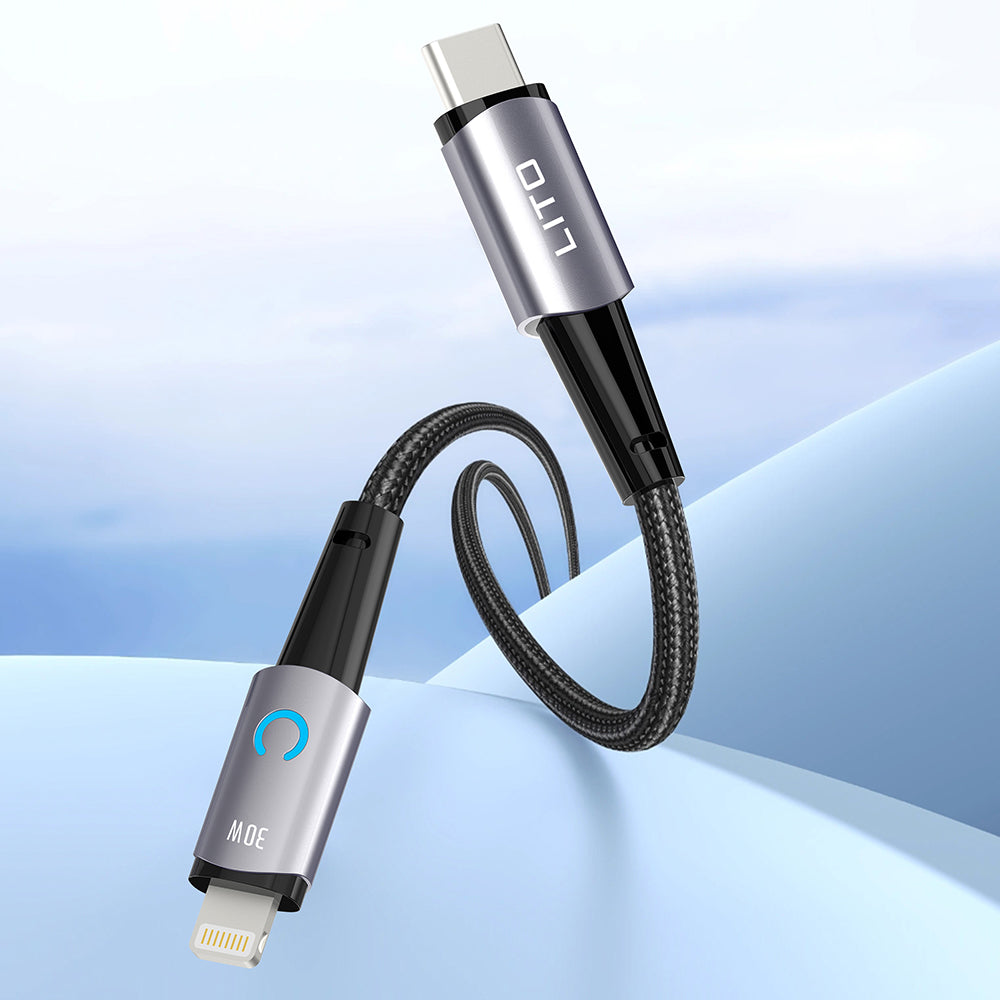 USB-C Data and Charging Cable - USB-C Lito LD10CC, 60W, 1m, Black