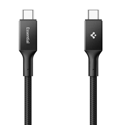 Câble de Données et de Charge USB-C - USB-C Spigen EB10010CC, 100W, 1m, Noir