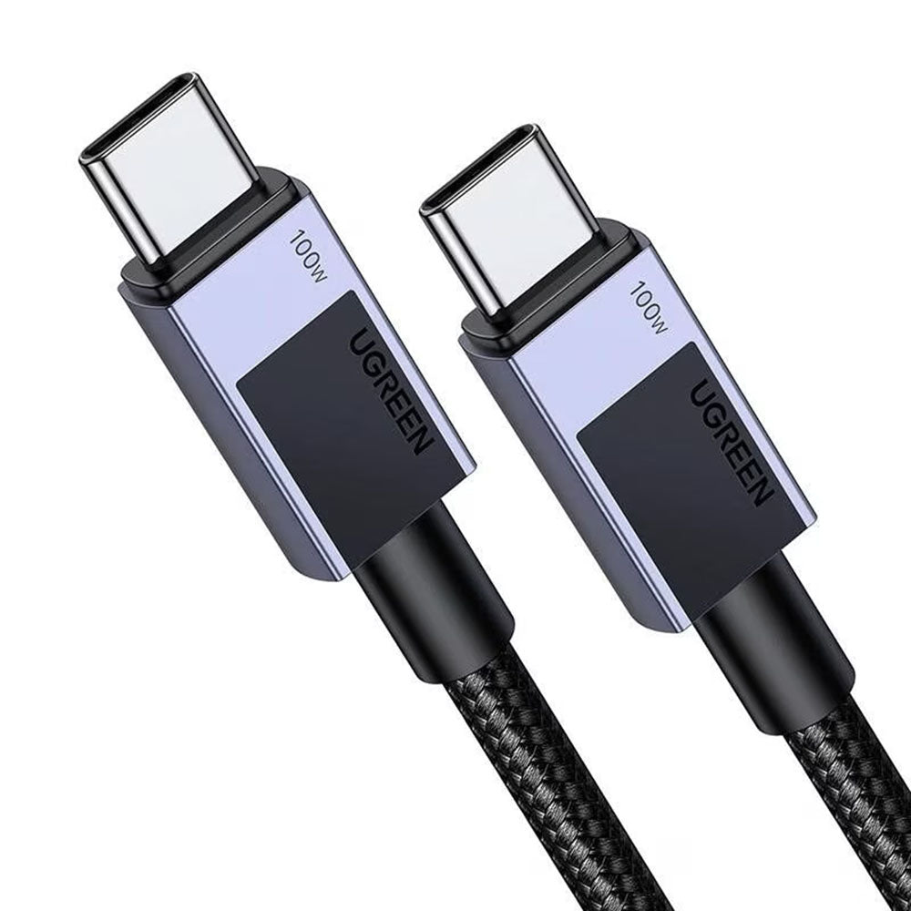 Câble de Données et de Charge USB-C - USB-C UGREEN L512, 100W, 1m, Gris
