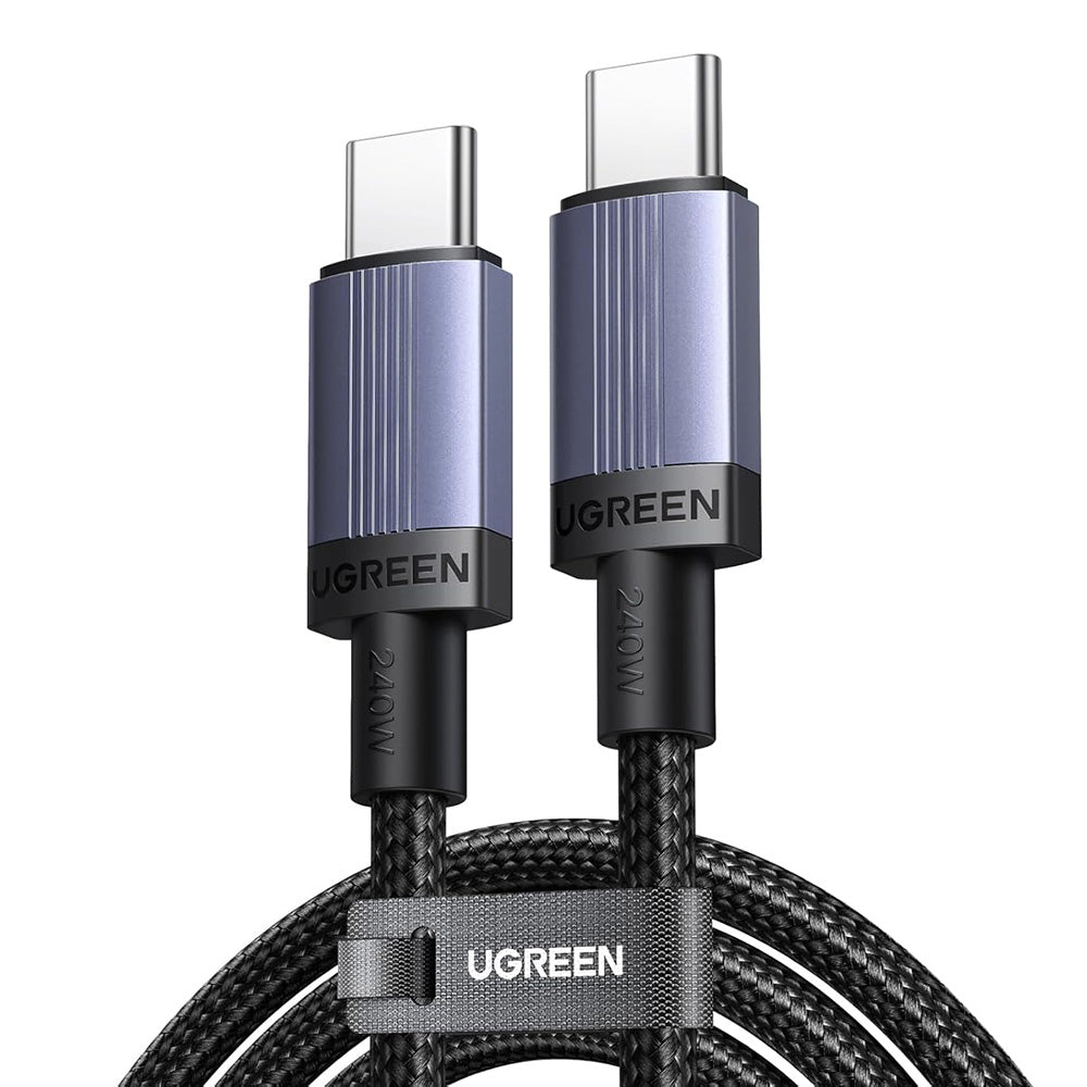 Câble de Données et de Charge USB-C - USB-C UGREEN L532, 240W, 1m, Gris