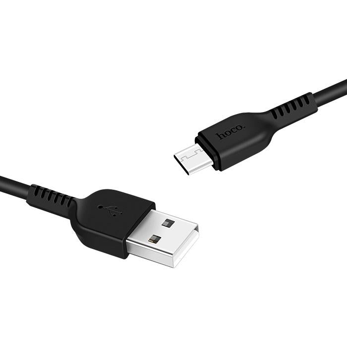 Câble de données et de charge USB-A - USB-C HOCO Flash X20, 18W, 3m, Noir