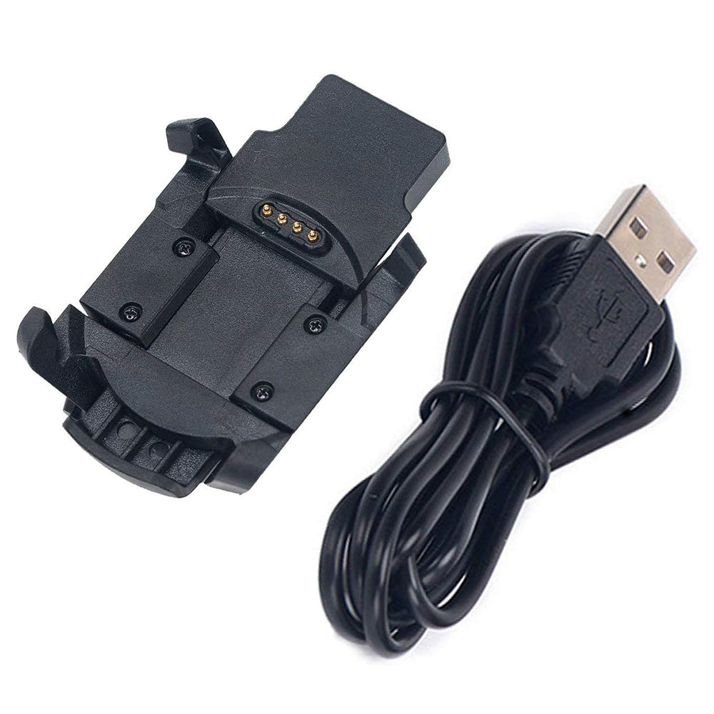 Câble de Chargement Techsuit TGC5 pour Garmin Fenix 3 Sapphire / 3 HR / 3, USB-A, Noir