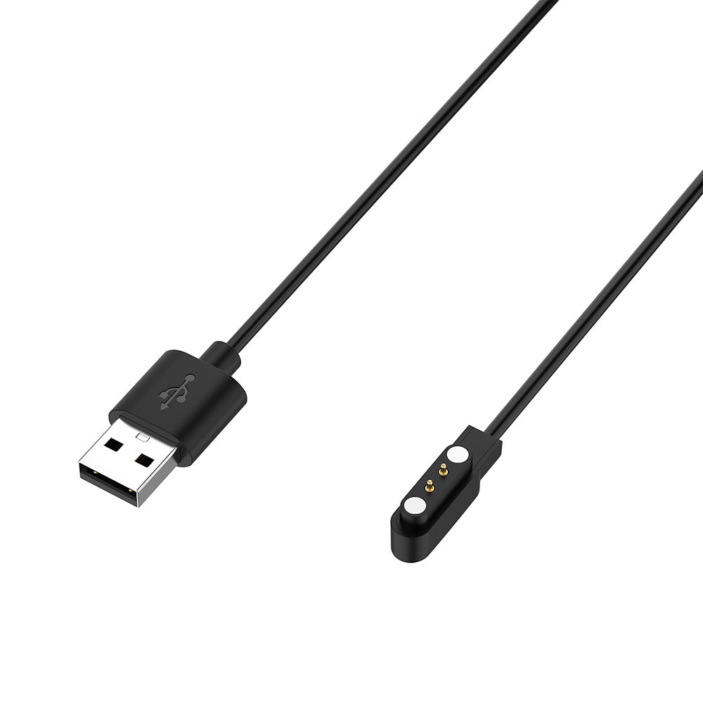 Câble de charge Techsuit TXC4 pour Oneplus Nord Watch / Haylou Bling LS12 / RT LS05S, USB-A, Noir