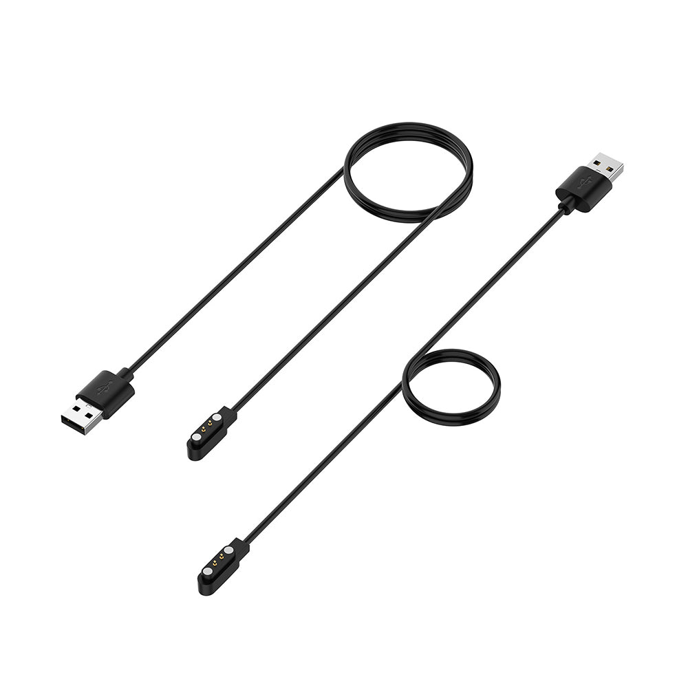 Câble de charge Techsuit TXC4 pour Oneplus Nord Watch / Haylou Bling LS12 / RT LS05S, USB-A, Noir