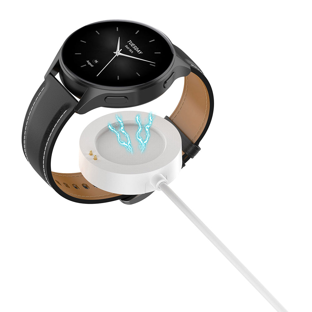 Câble de Chargement Techsuit TXC5 pour Xiaomi Watch Series, USB-A, Blanc