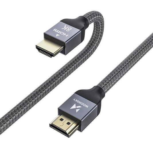 Câble vidéo WZK Ultraboost, HDMI - HDMI, 8K, 3m, gris WHDMI-30 WHDMI-30
