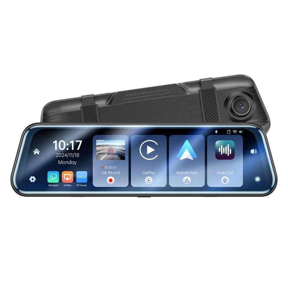 Caméra Auto Yesido KM24 avec Carplay / Android Auto, 4K, Affichage 9.66 pouces